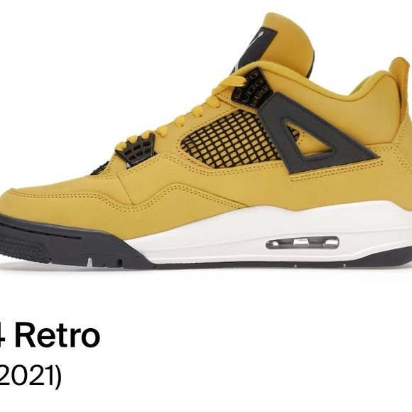 Air Jordan 4 Retro (Lightning) - Picture 10 of 12